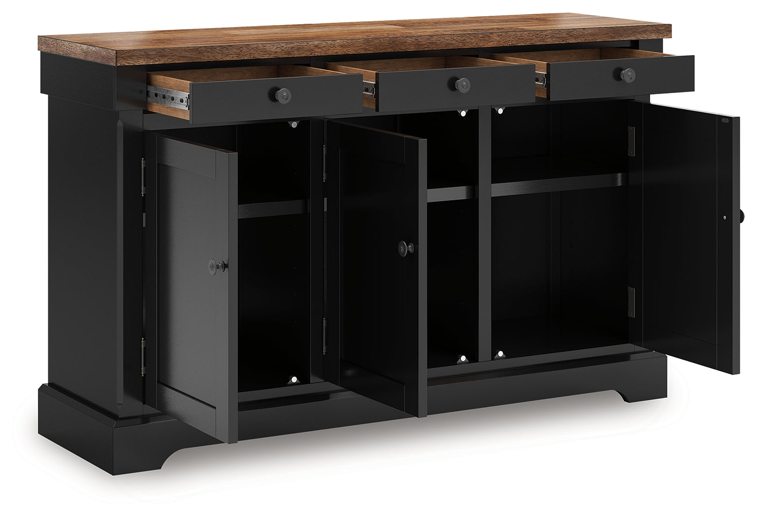 Wildenauer dining buffet close-up of drawer and cabinet