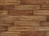 Close-up of deep brown butcher-block style tabletop finish