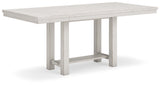 Robbinsdale Antique White Counter Height Dining Table and 4 Barstools