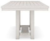 Robbinsdale Antique White Counter Height Dining Table and 4 Barstools