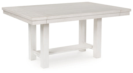 Robbinsdale Dining Table, head-on view without leaves