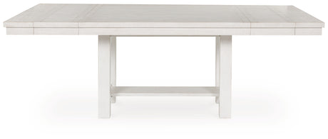 Robbinsdale Dining Table, angled view without leaves