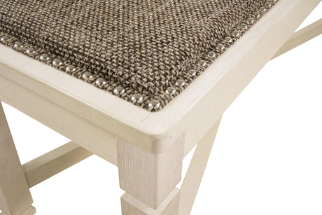 Detailed close-up of Bolanburg bench surface