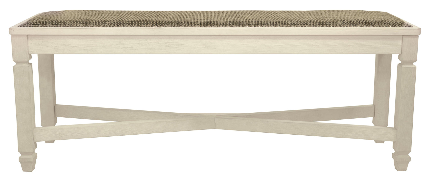 Head-on front view of Bolanburg bench