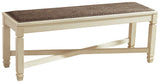 Bolanburg Two-Tone Dining Bench side angle