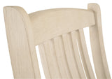 Bolanburg Dining Chair side with visible open bottom shelf