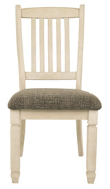 Bolanburg Dining Chair angled showing overall sturdy build