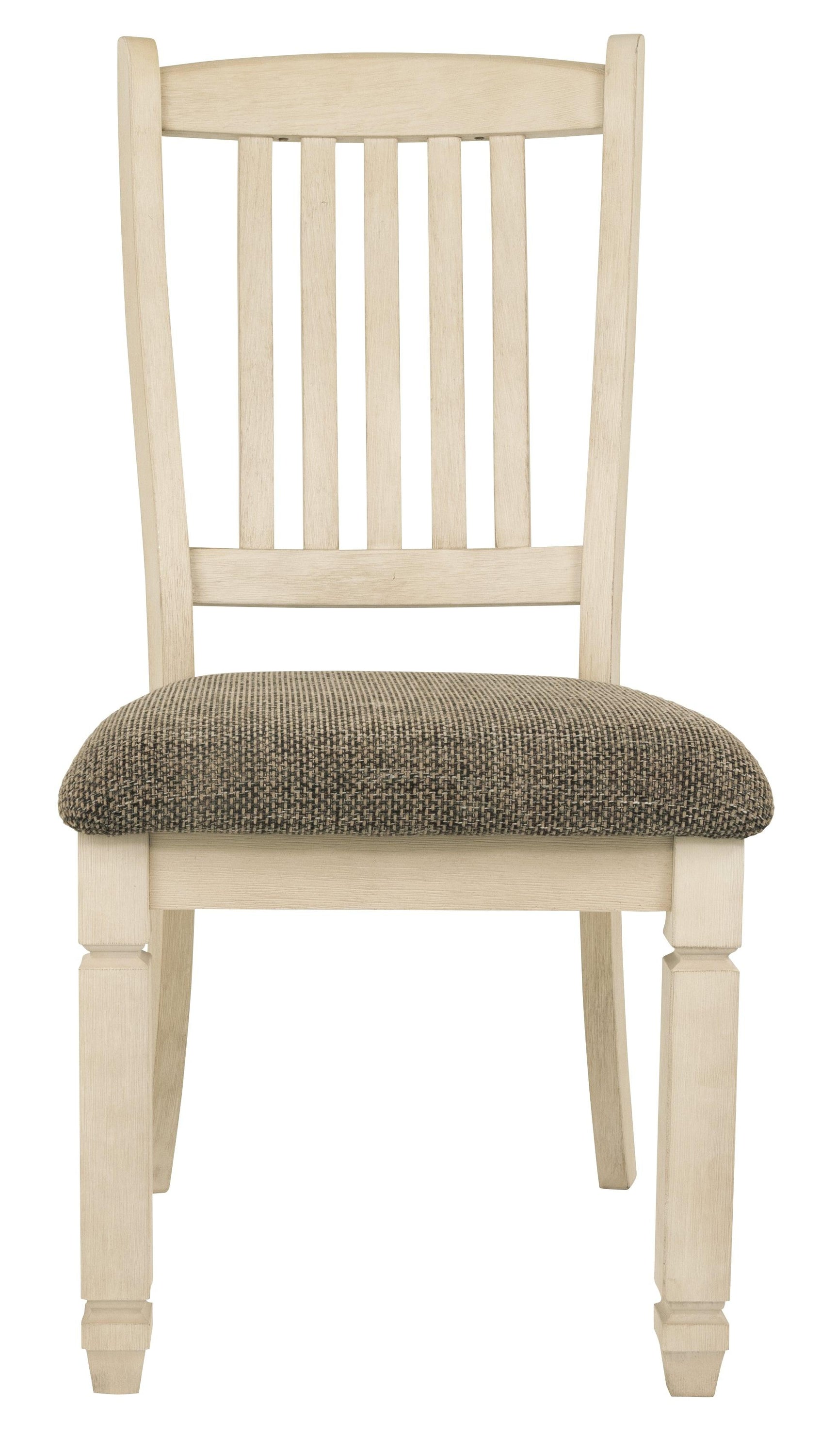 Bolanburg Dining Chair angled showing overall sturdy build