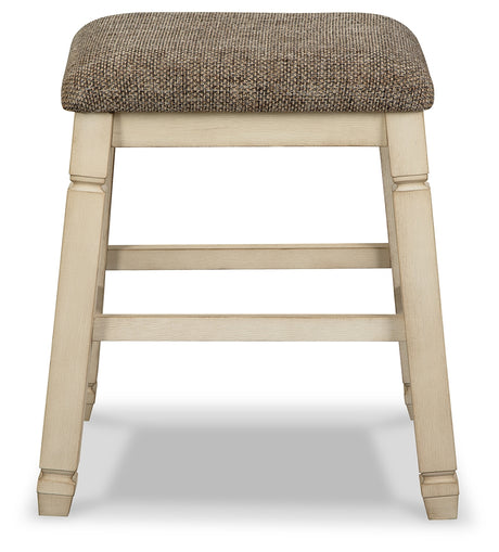 Bolanburg Two-Tone Counter Height Dining Table with 4 Barstools