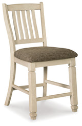 Barstool side angle view
