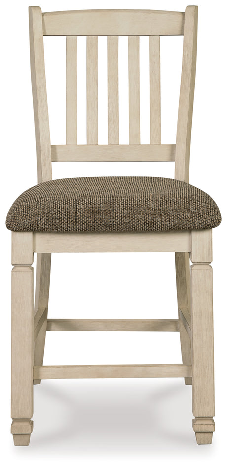 Barstool front angle view