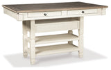 Hardware detail for table assembly