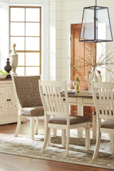 Styled dining room featuring Bolanburg Dining Server