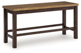 Rylandeen bench angled view showing two-tone wood finish