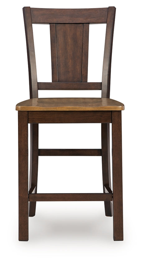 Head on view of Rylandeen Counter Height Barstool