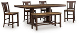 Close-up detail of Rylandeen dining table leaf finish