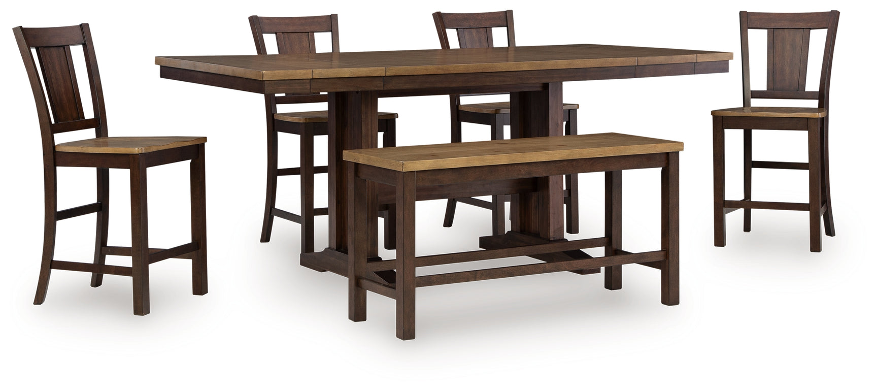 Close-up detail of Rylandeen dining table leaf finish