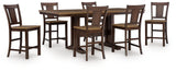 Close-up of Rylandeen dining table leaf detail