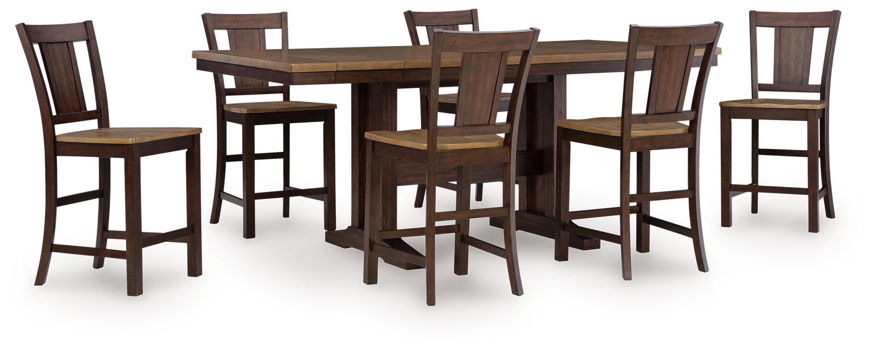 Close-up of Rylandeen dining table leaf detail
