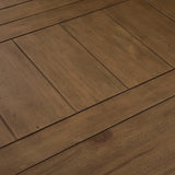 Rylandeen Light Brown/Dark Brown Counter Height Dining Extension Table