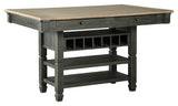 Tyler Creek dining table close-up of wood texture and hardware