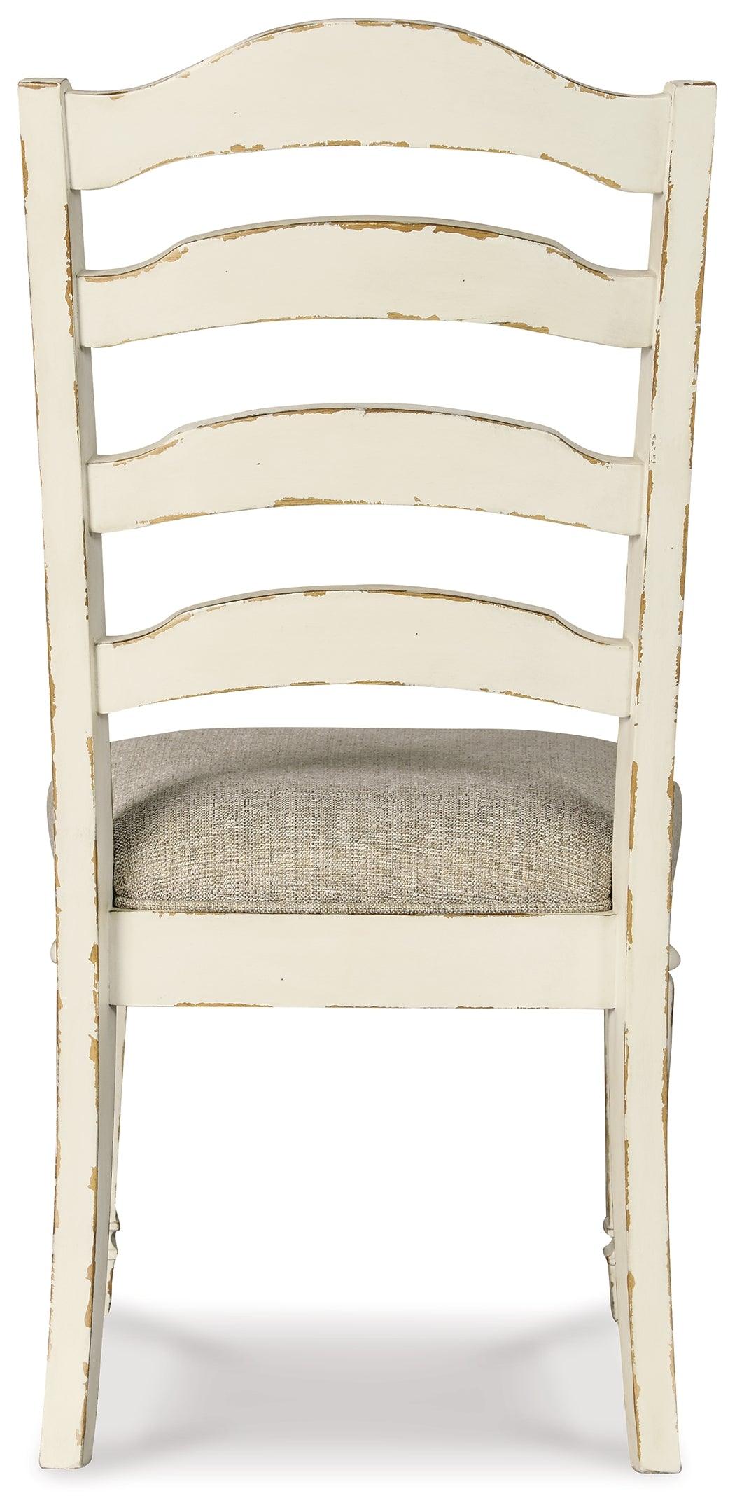 Realyn Dining Chair angled side view