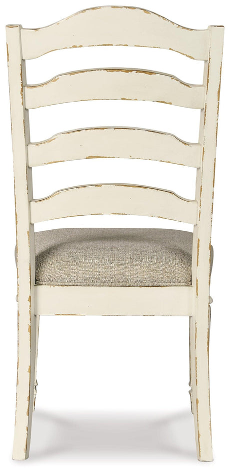 Realyn Dining Chair angled side view