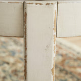 Realyn Chipped White Bar Height Bar Stool - Ella Furniture