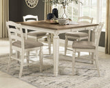 Realyn Two-tone Counter Height Dining Table - Ella Furniture
