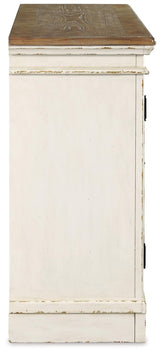 Side view of Realyn Dining Server showing thickness and finish