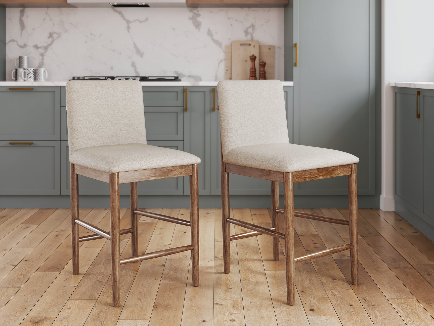 Isanti Barstool back view