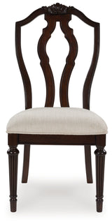 Lavinton Dining Chair back with stylized design