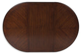 Lavinton Dining Table top view without leaf