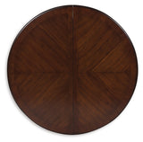 Removable leaf detail on Lavinton Dining Table