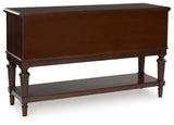 Lavinton Brown Dining Server back view