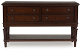 Lavinton Brown Dining Server head-on view