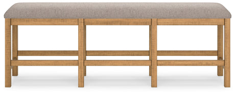 Side view of Havonplane brown barstools