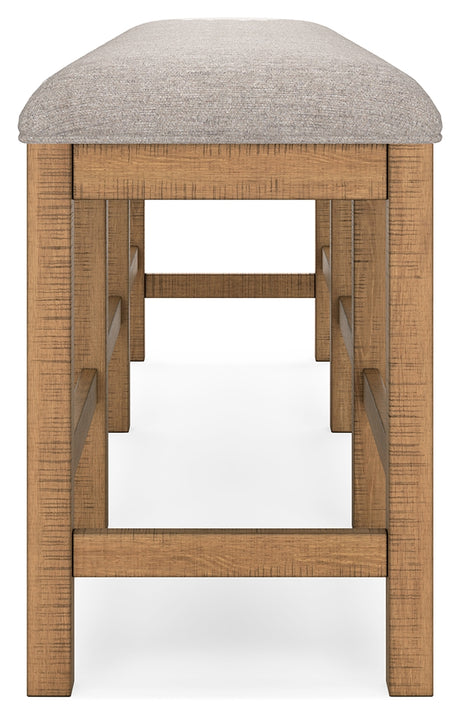 Top view of Havonplane dining table with seating