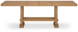 Havonplane Brown Counter Height Dining Table and 4 Barstools and Bench with Storage