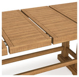 Havonplane brown counter height dining table with four barstools