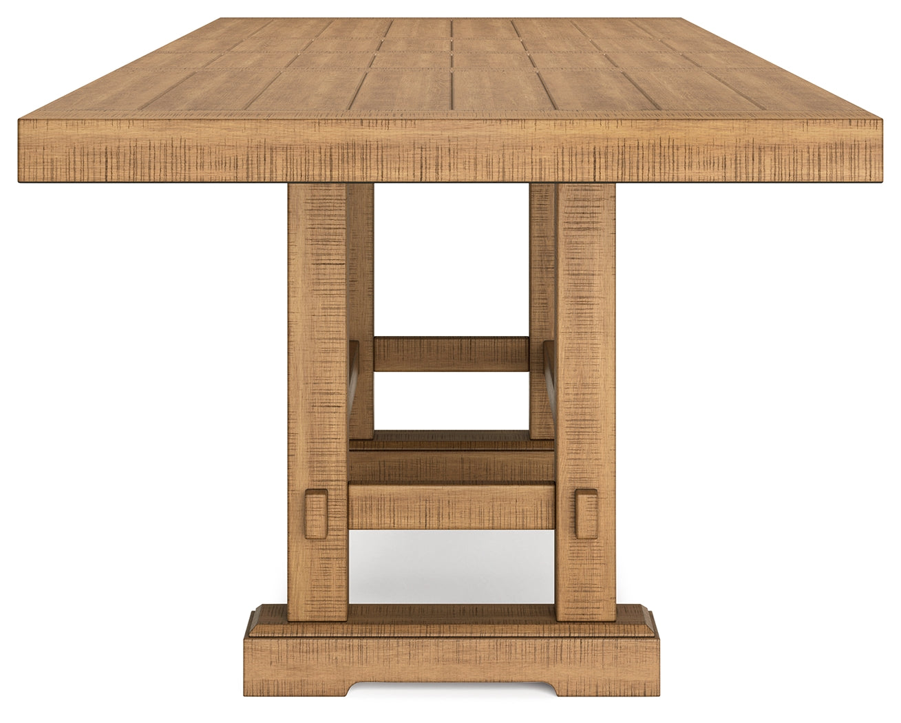 Havonplane Brown Counter Height Dining Table and 4 Barstools and Bench with Storage