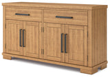Havonplane Brown Counter Height Dining Table and 4 Barstools and Bench with Storage