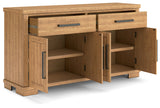 Havonplane Brown Counter Height Dining Table and 4 Barstools and Bench with Storage