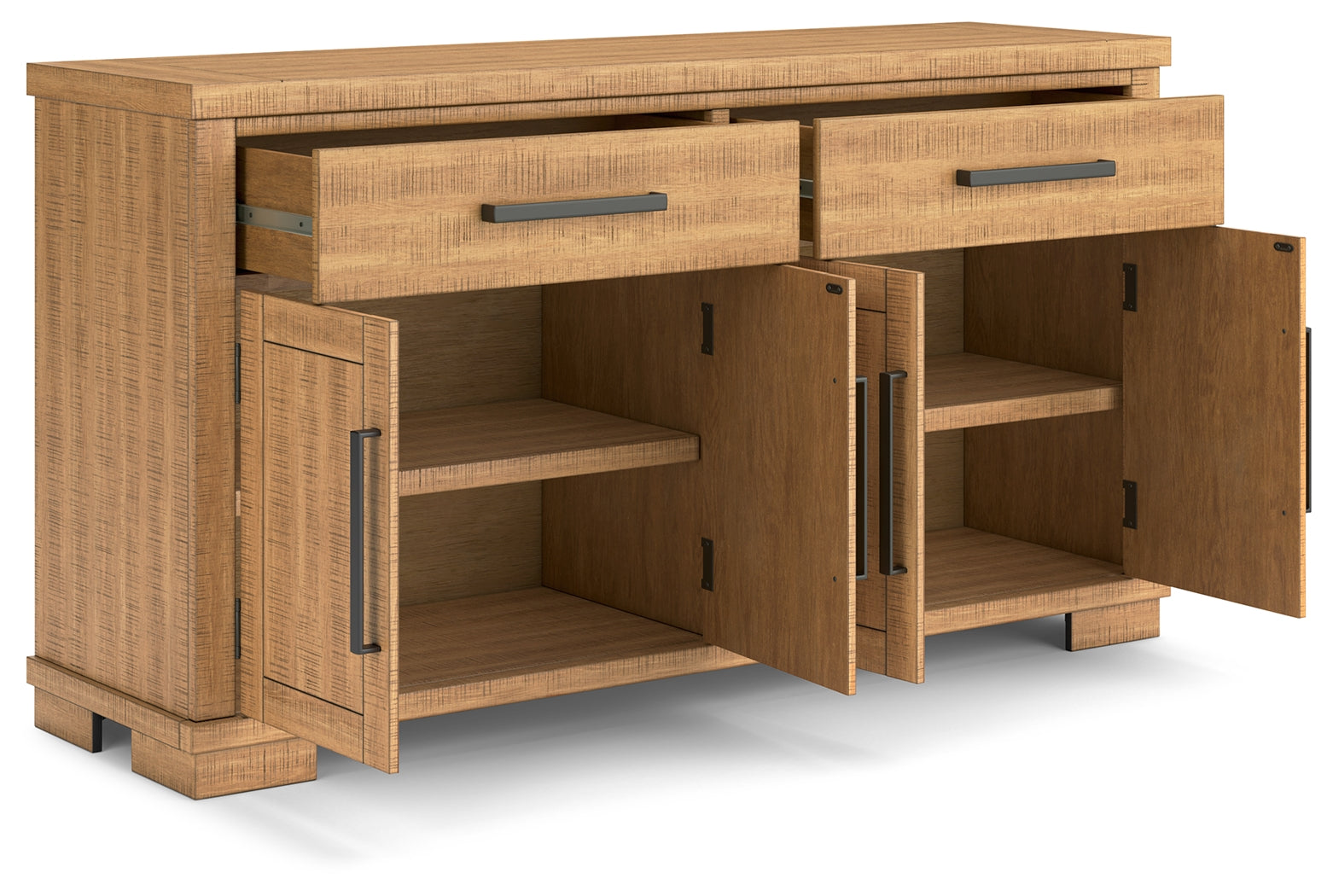 Havonplane Brown Counter Height Dining Table and 4 Barstools and Bench with Storage