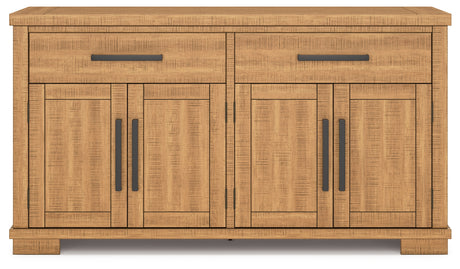 Havonplane brown counter height dining table with barstools and storage bench