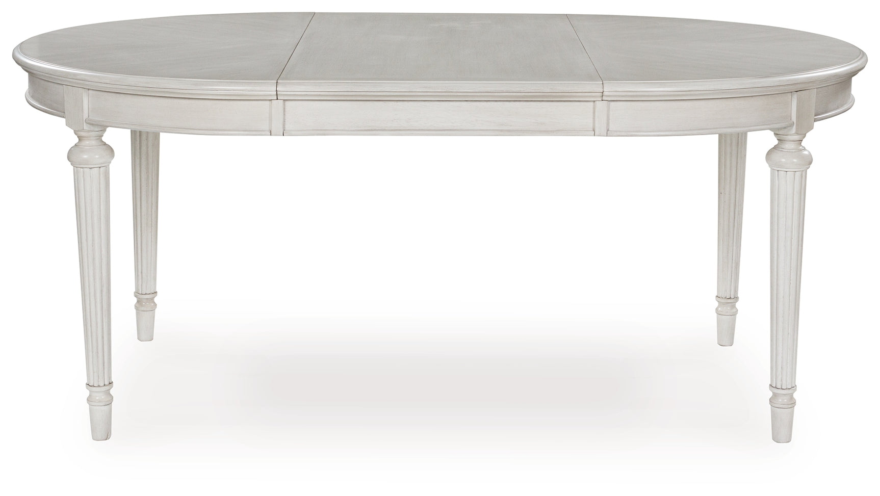 Montelaine Oval Dining Table front view without leaf