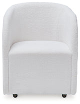 Rowanbeck Ivory Dining Chair side profile