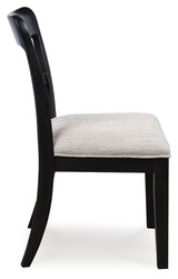 Greddinton Black Dining Chair view 4