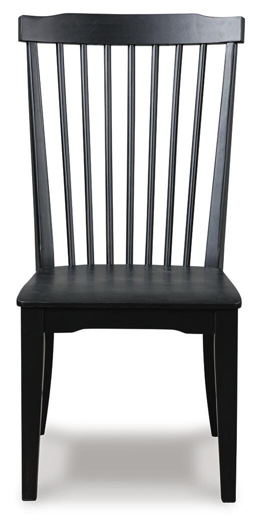 Greddinton Black Dining Chair view 3