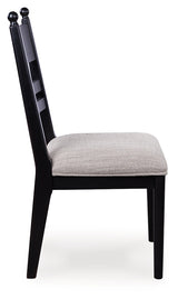 Greddinton dining chair PCD824-07 side view